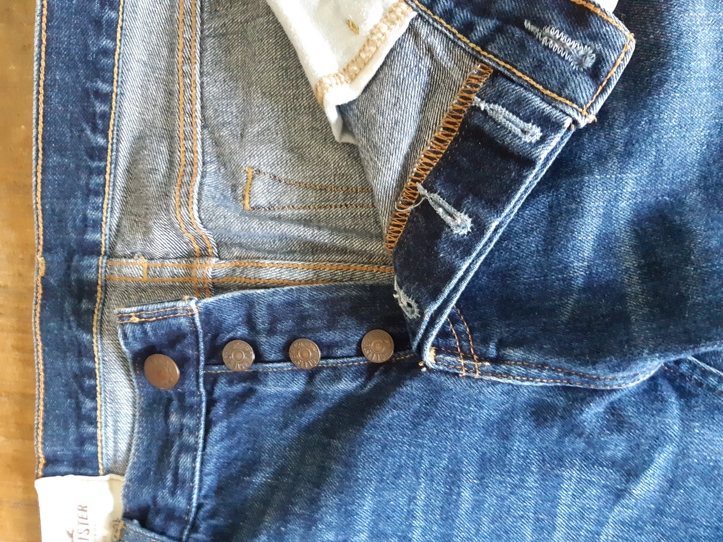 Men's Hollister slim straight Jeans / Denim 36 x 34 - photo 3