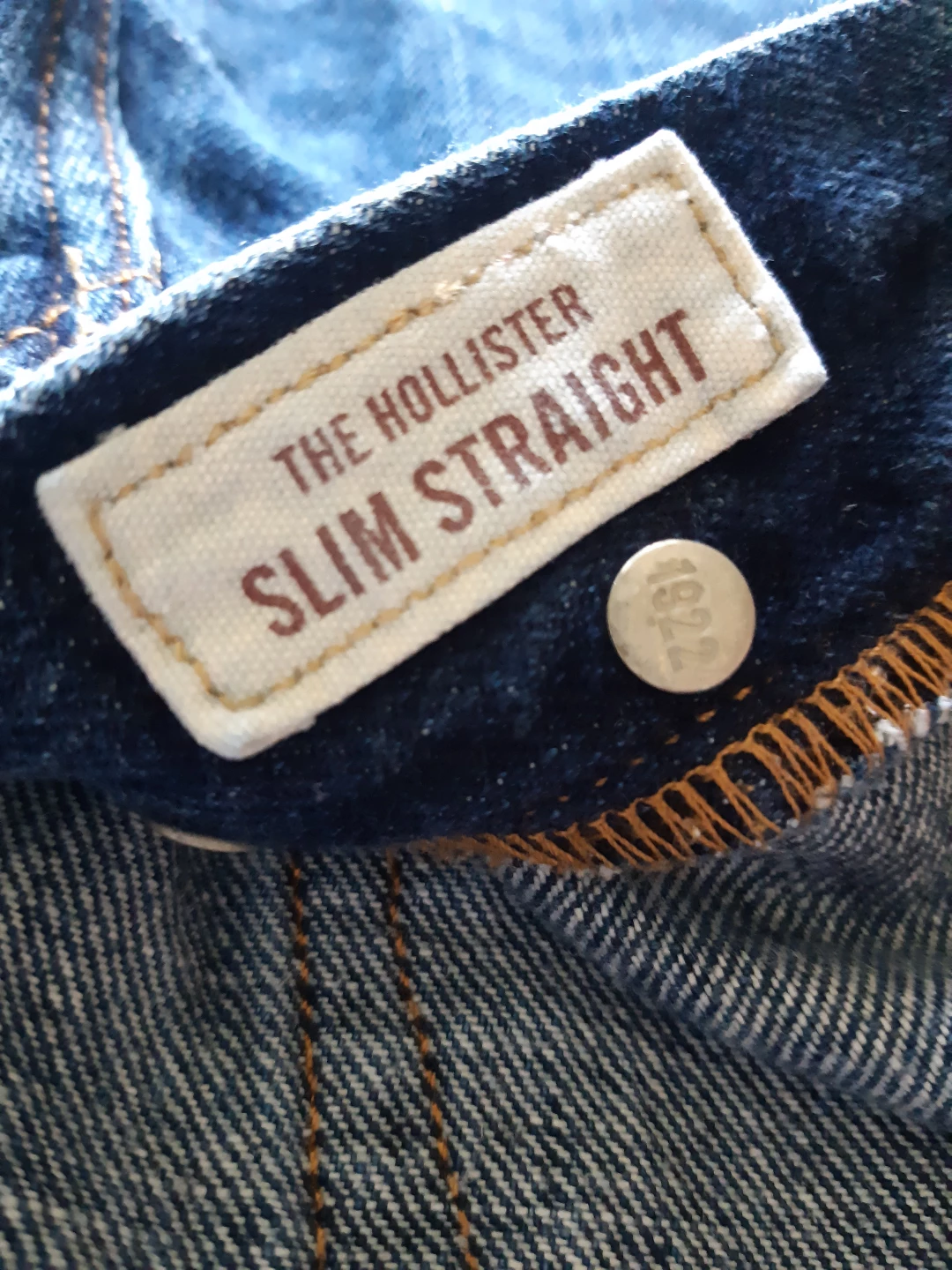 Men's Hollister slim straight Jeans / Denim 36 x 34 - photo 5