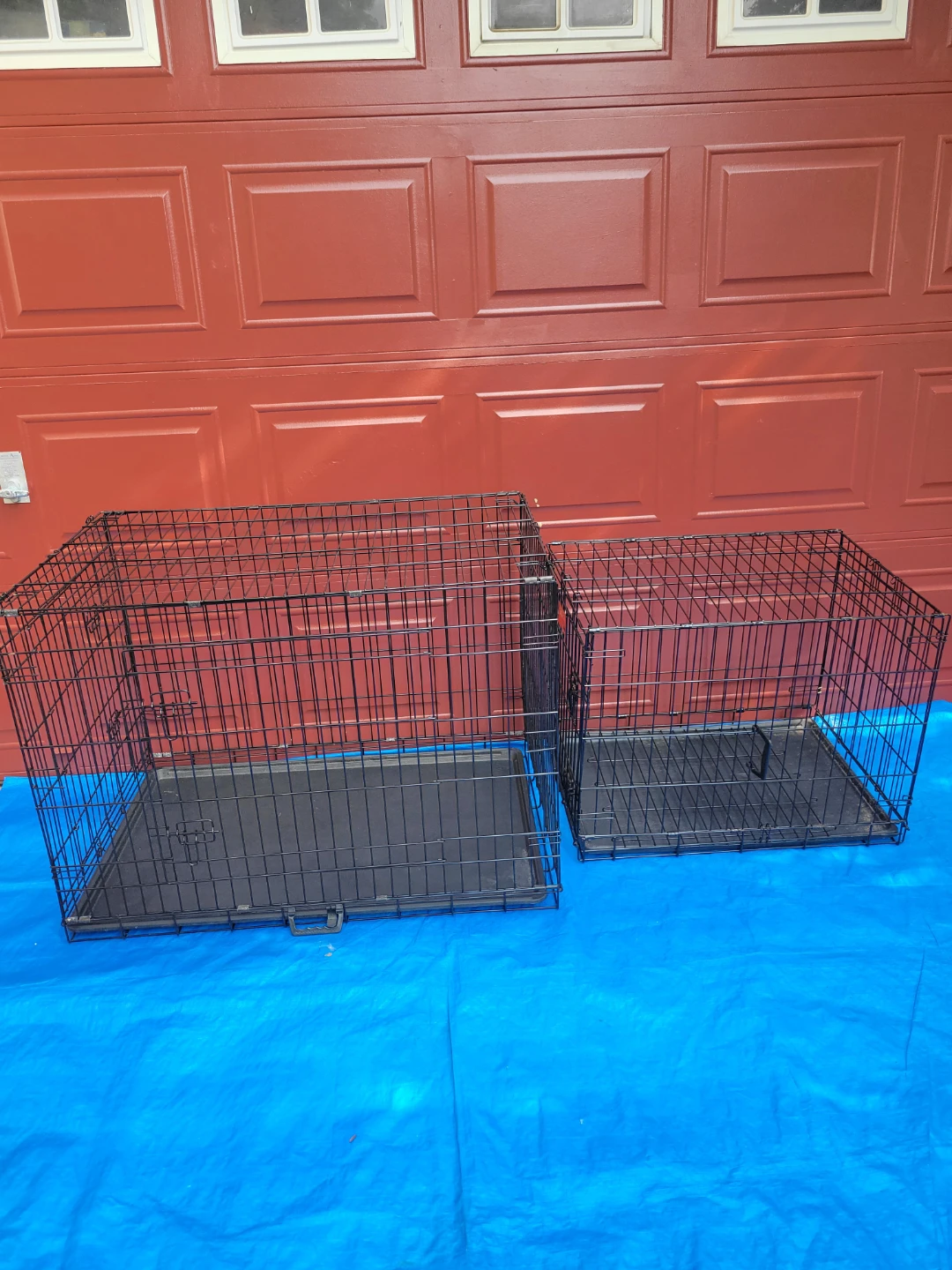24"&36" Wire Dog Crate with Tray