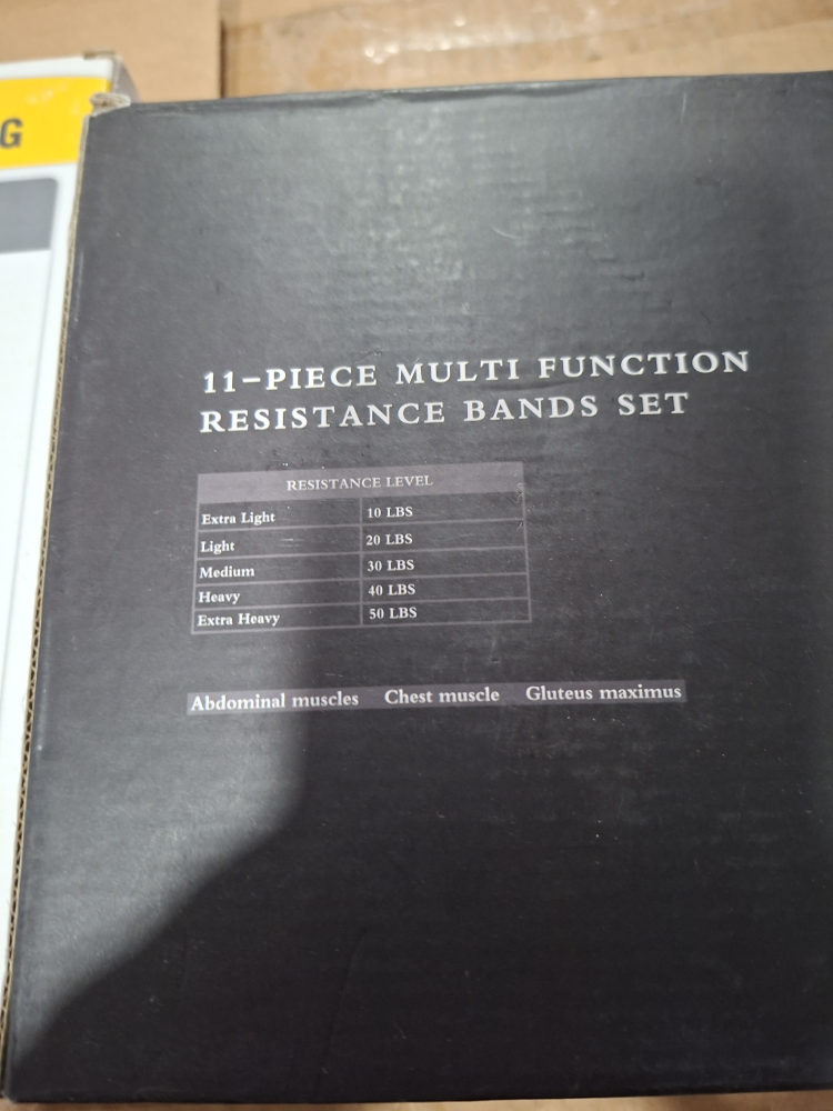 11 piece resistance bands set