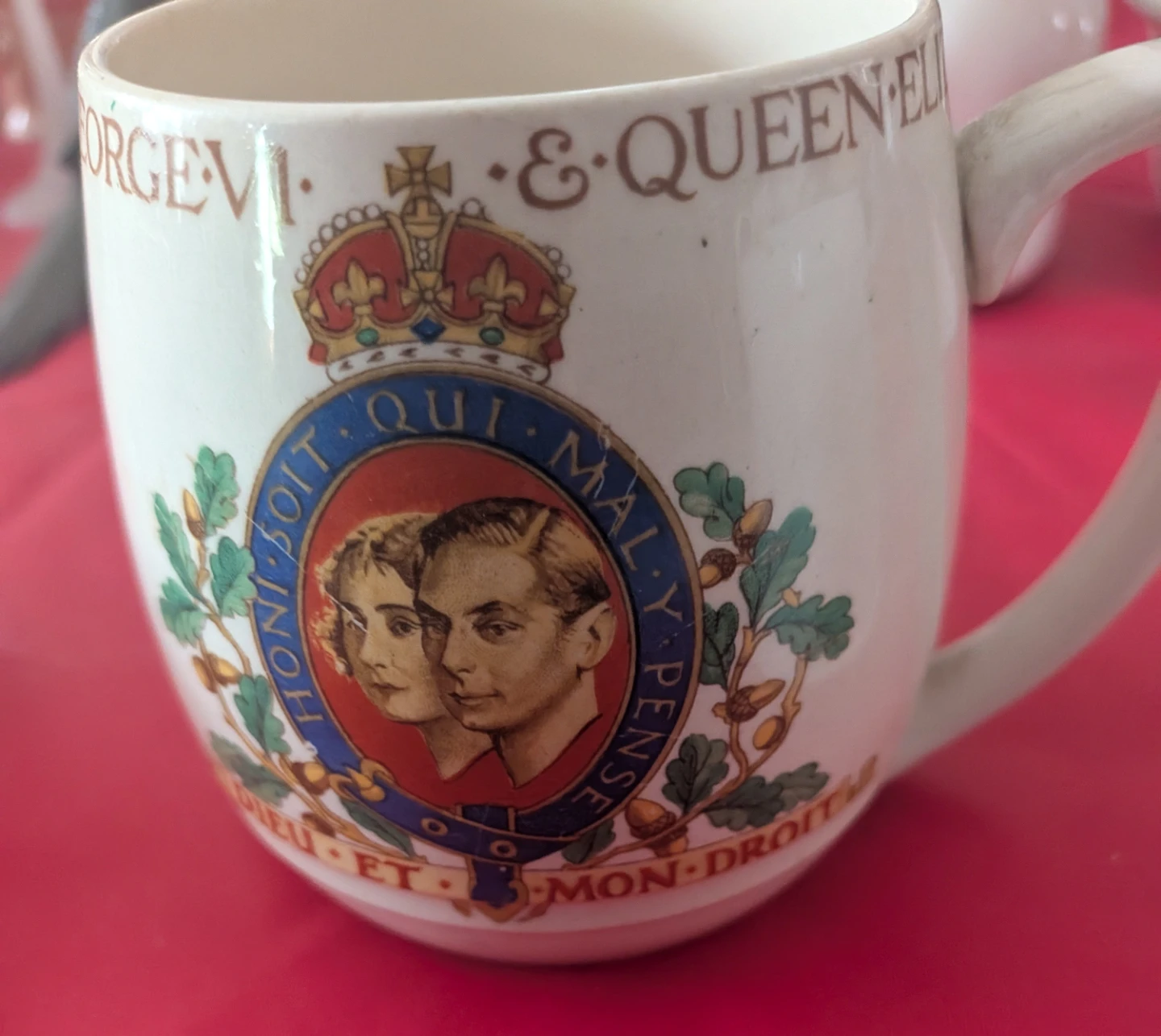 King George VI and Queen Elizabeth Coronation Mug