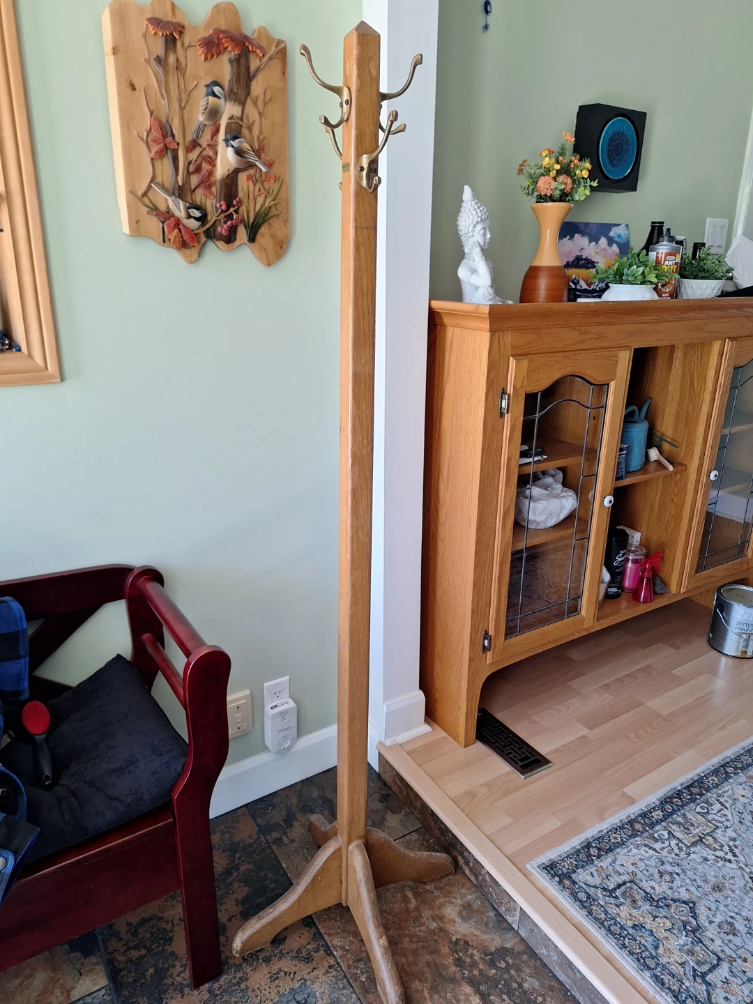 Wooden Coat Rack