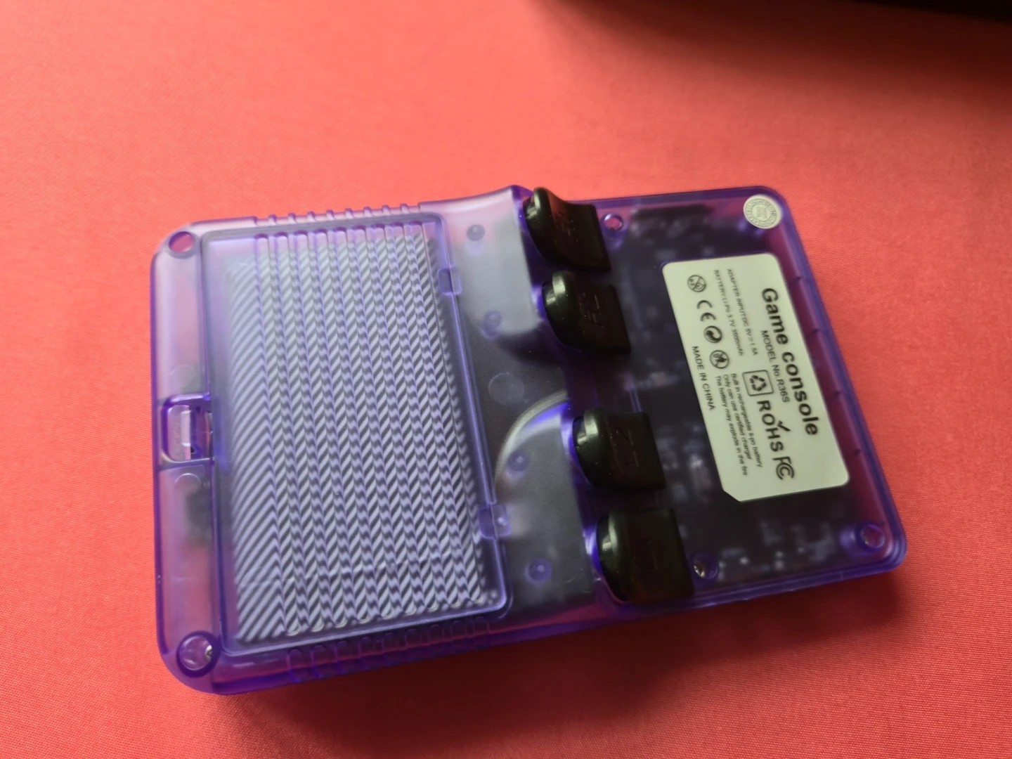 R36S Handheld Game Console - Purple - photo 3