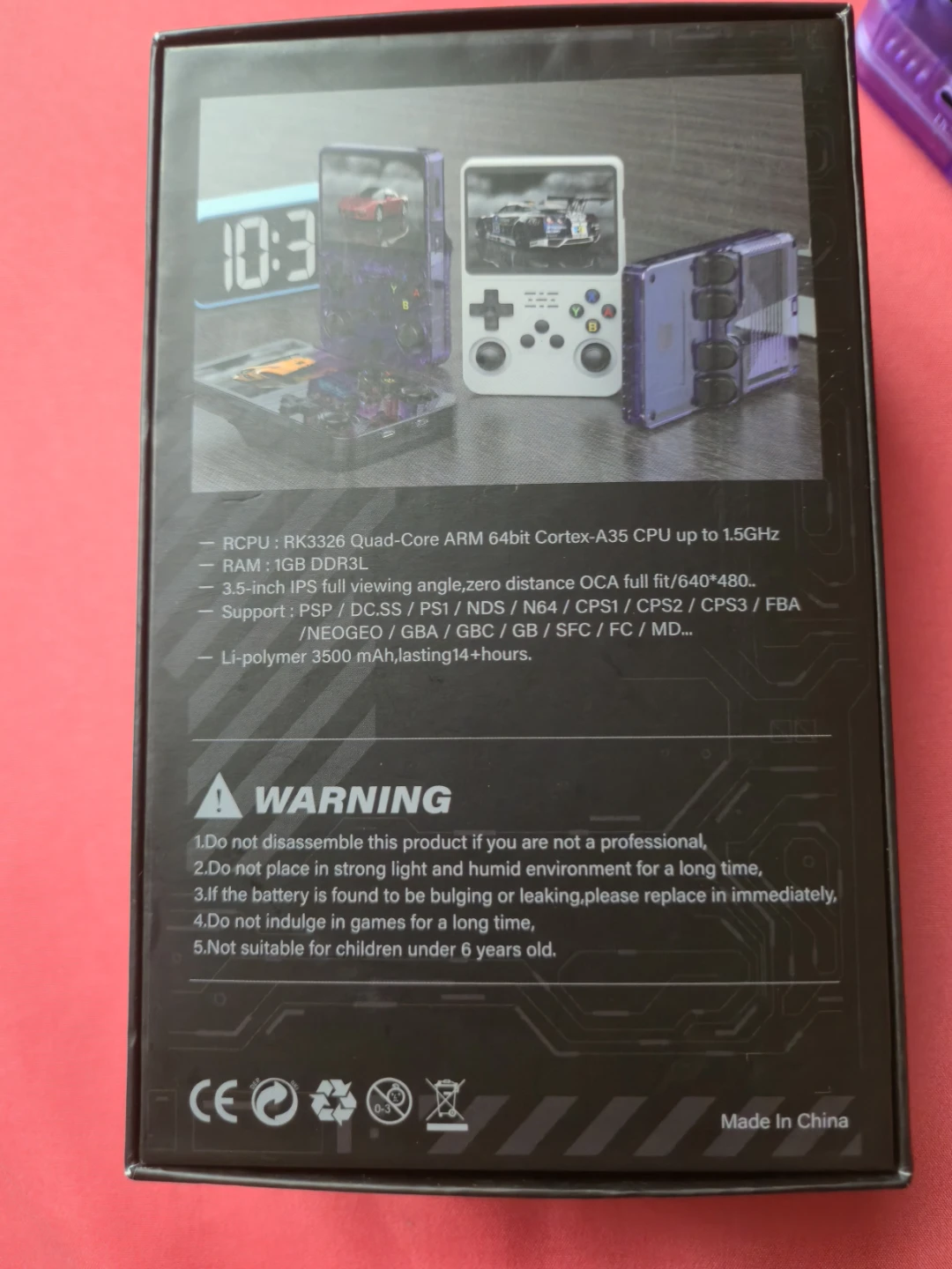 R36S Handheld Game Console - Purple - photo 5