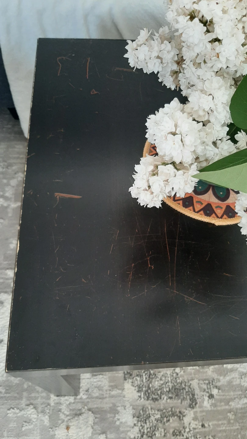 Black square side table ( 2 ) - photo 2