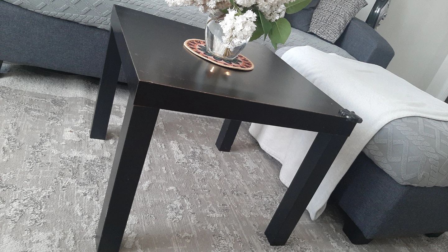 Black square side table ( 2 ) - photo 3