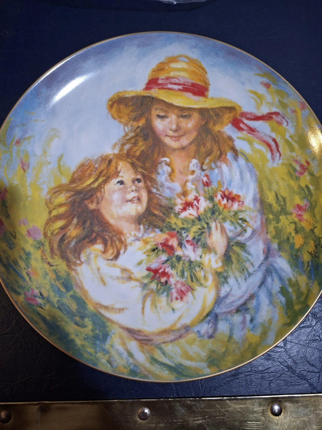 Enchanted Eyes Collector Plate by Karin Schaefers