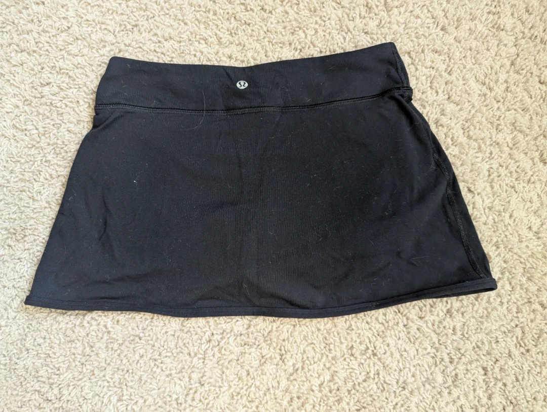 Lululemon Black Athletic Skort Skirt - photo 3