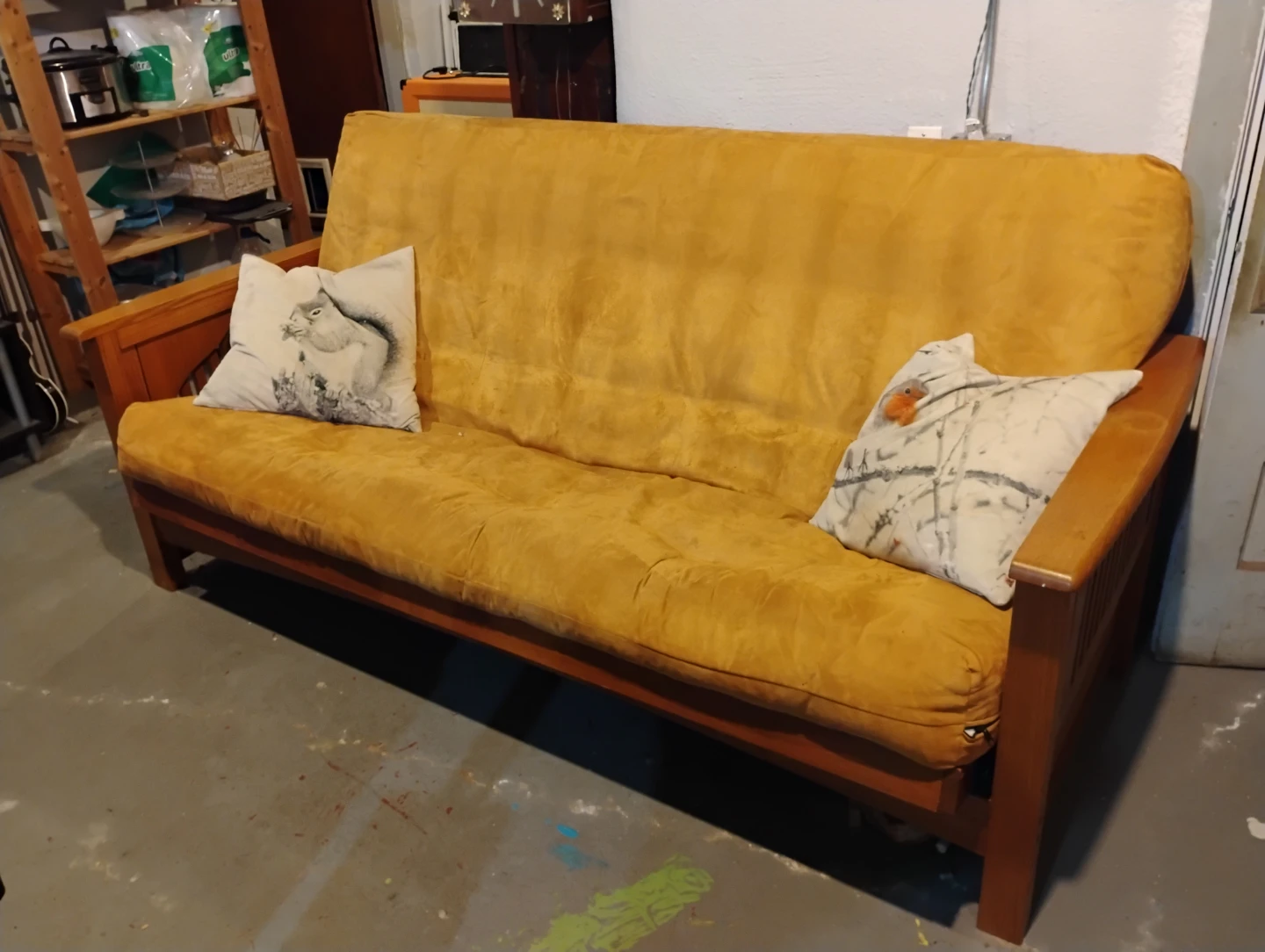 Yellow Futon Sofa
