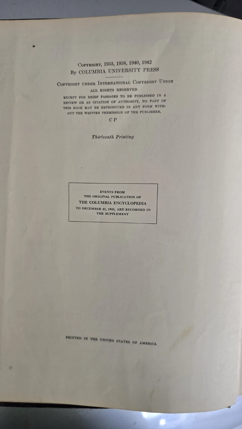 Vintage 1942 Columbia Encyclopedia - photo 5