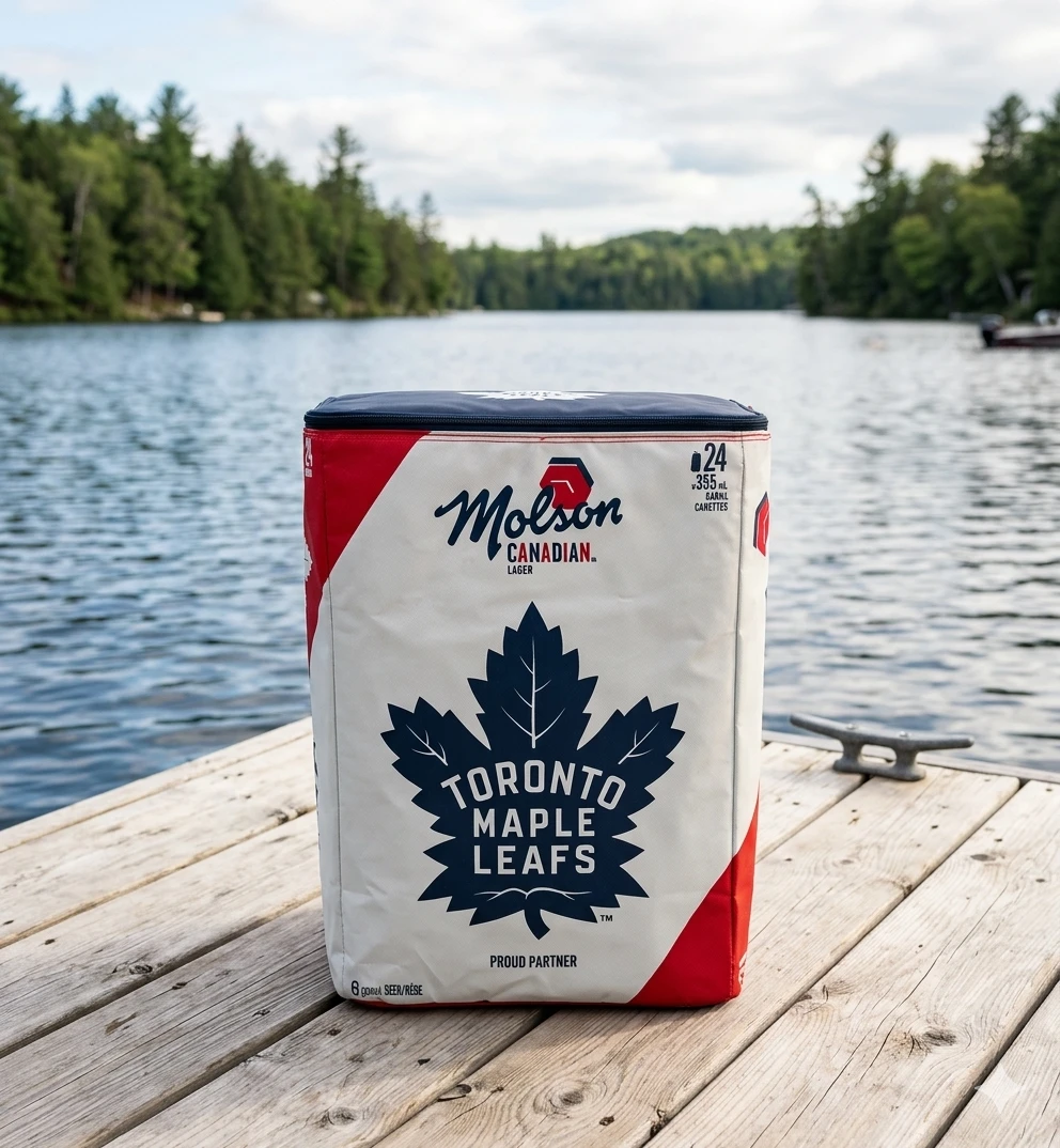 NEW Toronto Maple Leafs x Molson 24-Can Cooler Bags (Set of 4) - photo 2