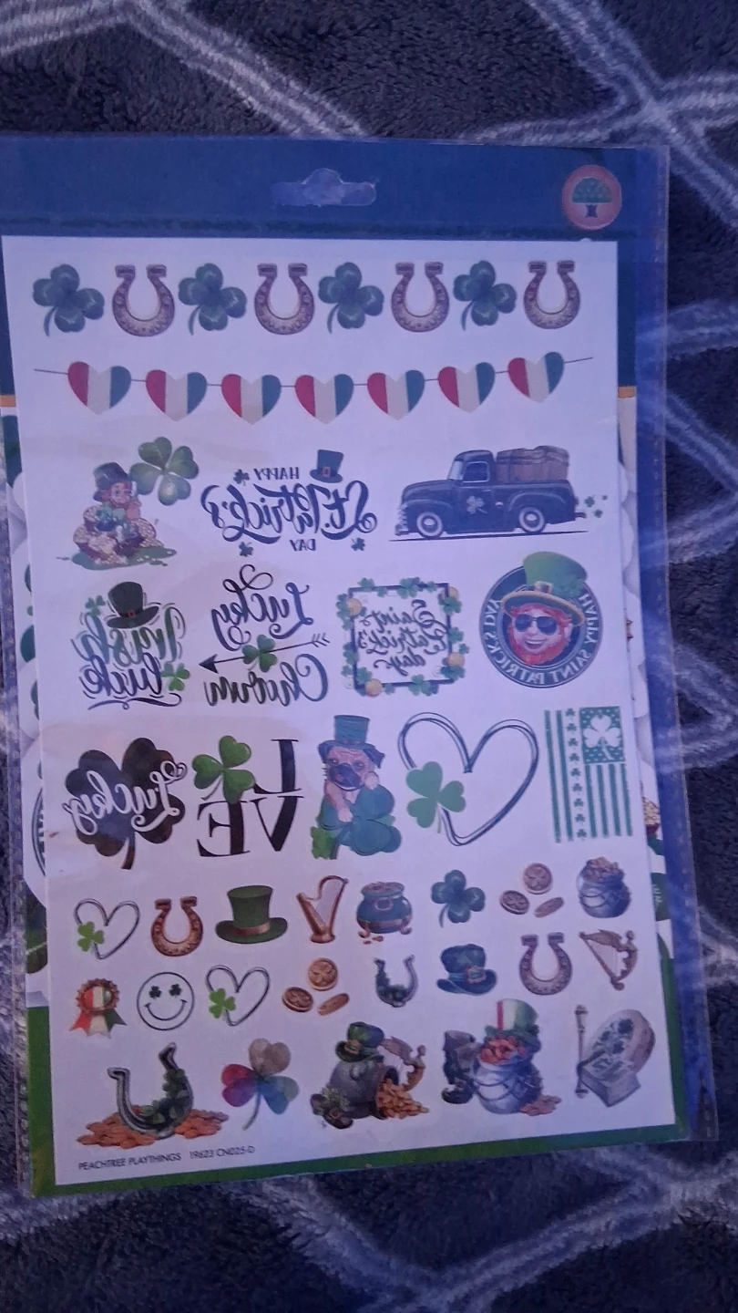 St. Patrick's Day temporary tattoos