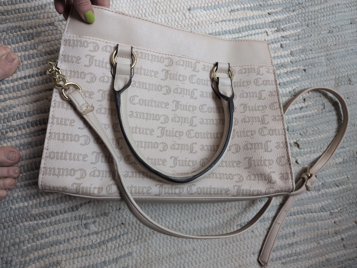 Like New Juicy Couture Beige Tote Bag - photo 3