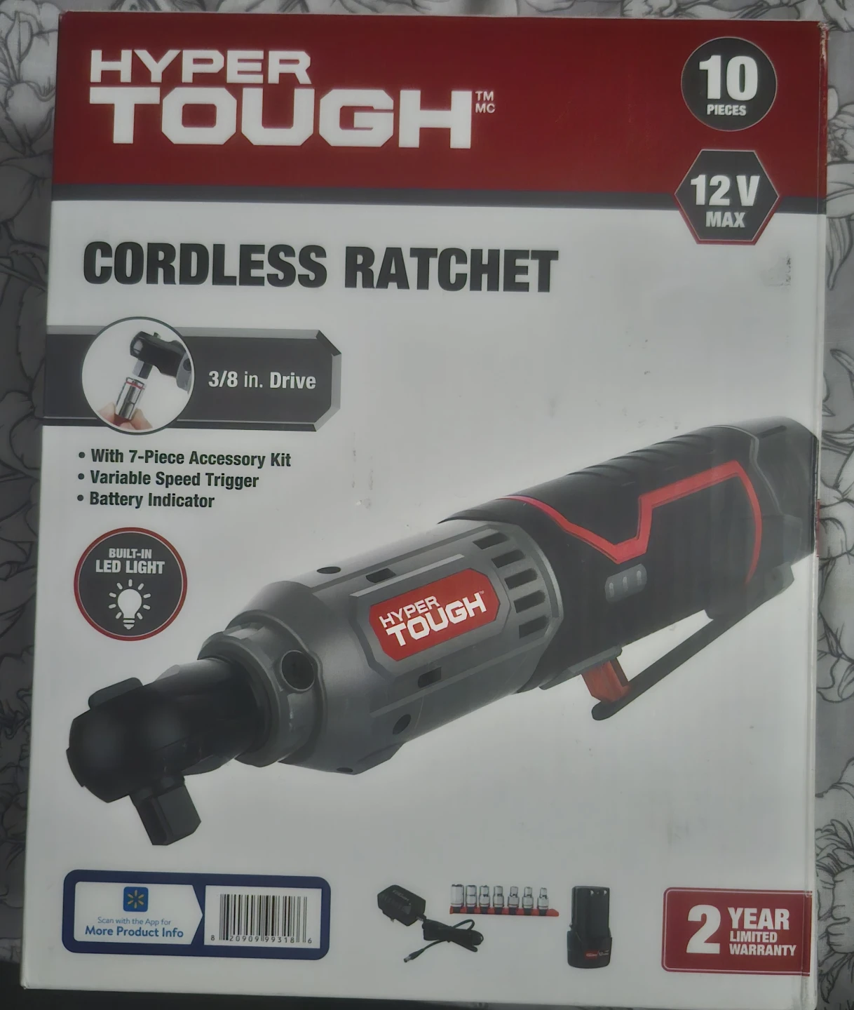 Hyper Tough Cordless Ratchet 12V
