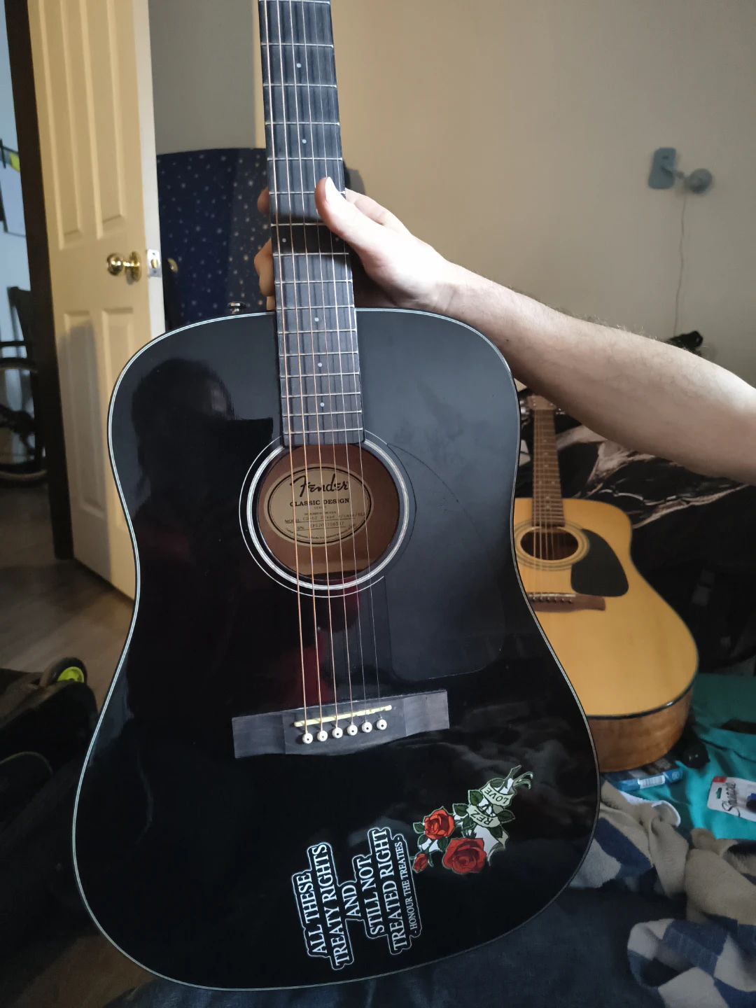 Fender CD-60 Dreadnought Acoustic Guitar - Black