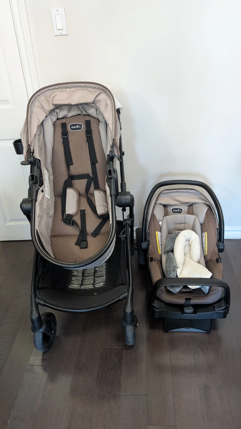 Evenflo Pivot Travel System Stroller and Car Seat