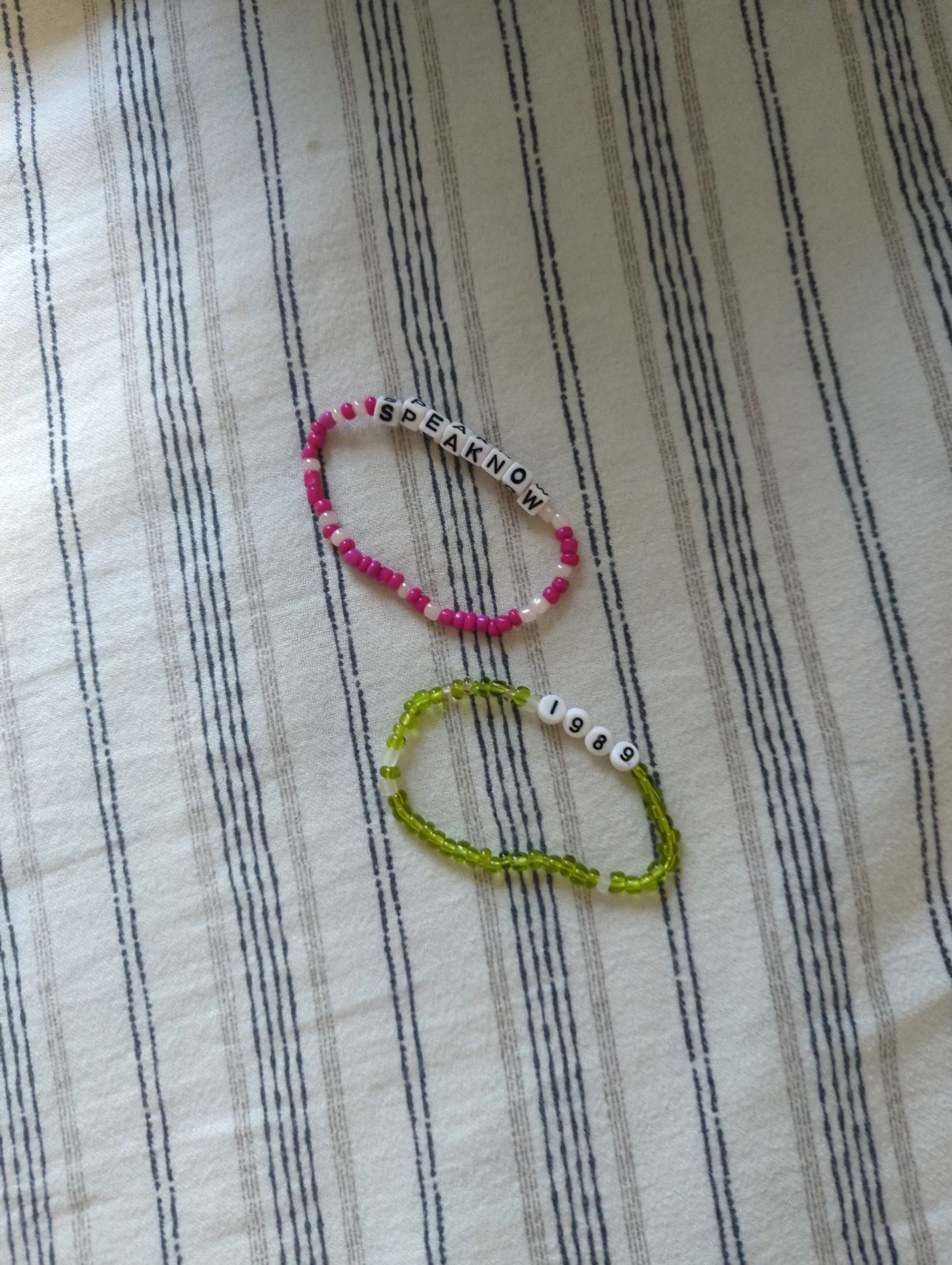 Handmade Beaded Bracelets - Speak Now & 1989