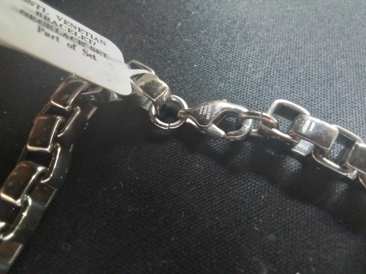 Stainless Steel Venetian Chain Bracelet - photo 5
