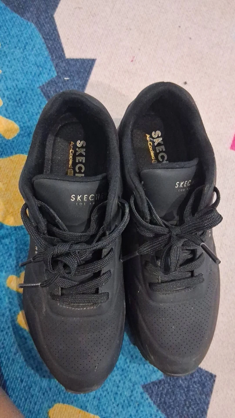 Skechers Black Air-Cooled Sneakers