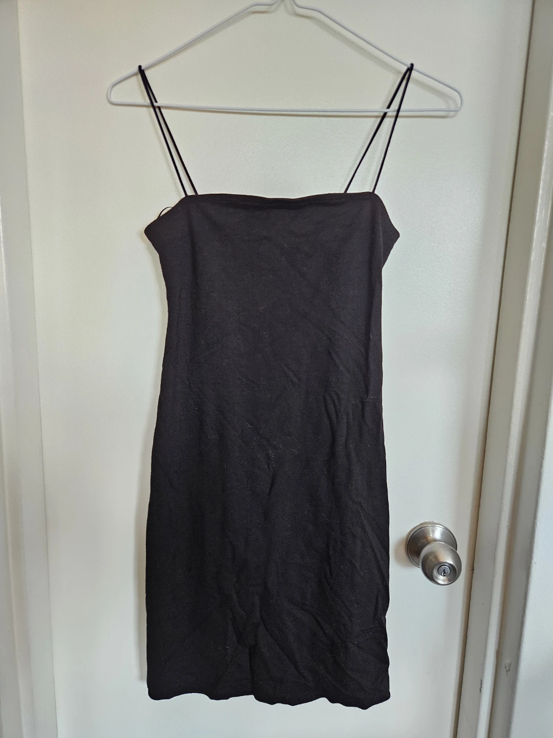 Streetwear Society Black Spaghetti Strap Dress
