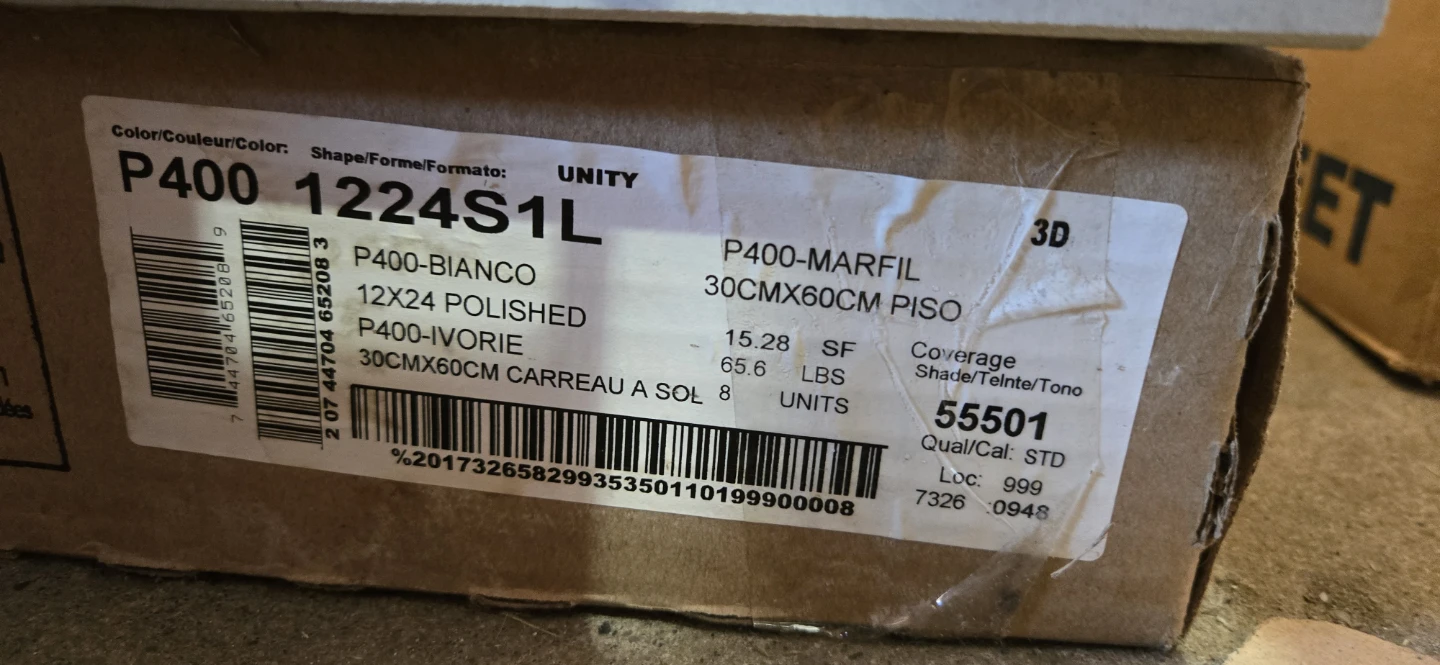 P400 Marfil Unity tiles ivory color - photo 2