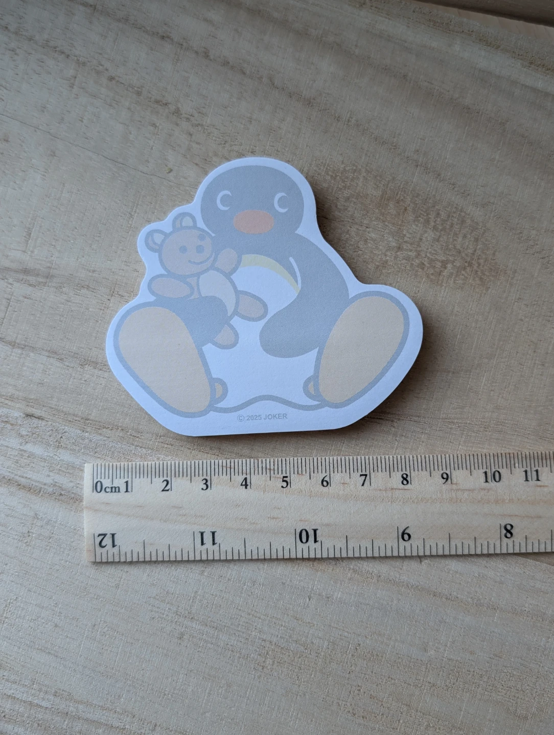Cute Penguin and Teddy Bear sticky now - photo 4