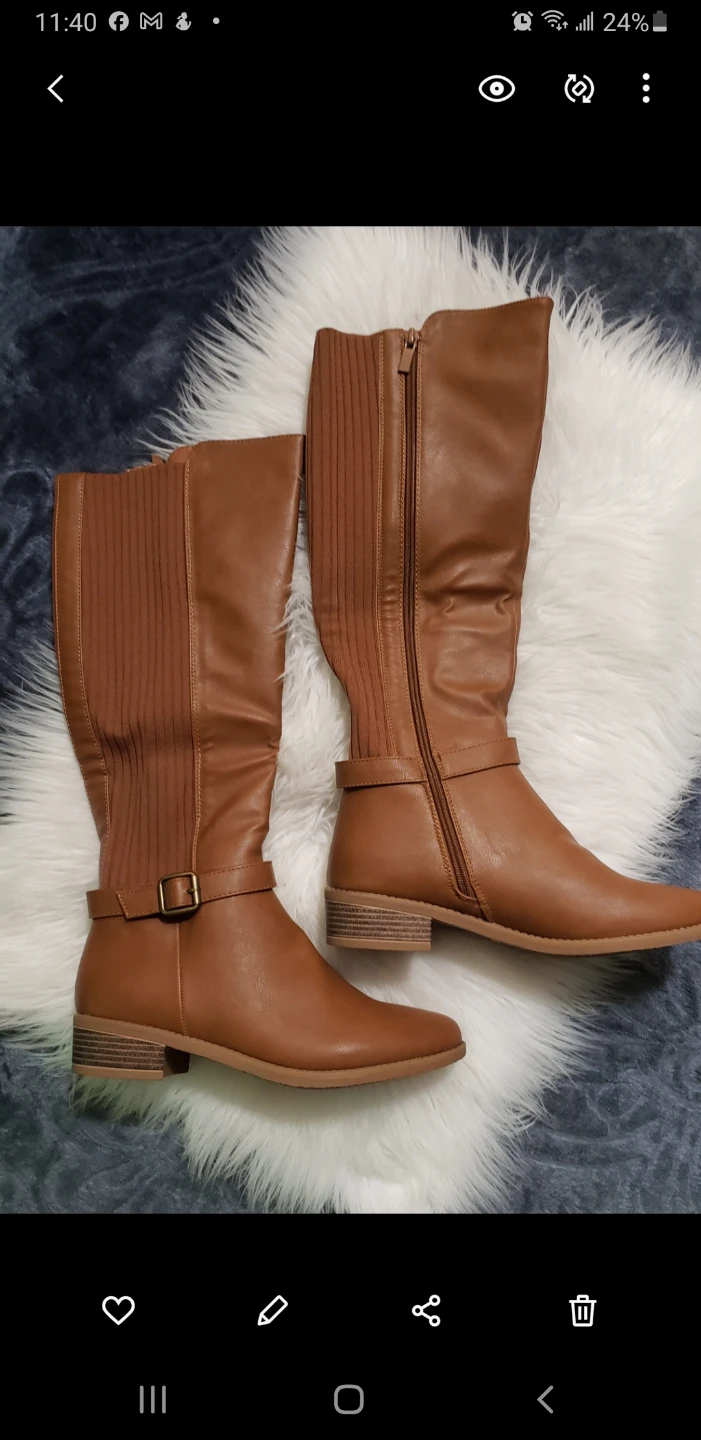 Brand new EETTARO Women's Knee High Heel Boots