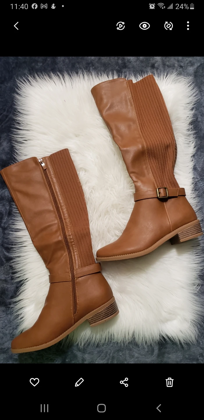 Brand new EETTARO Women's Knee High Heel Boots - photo 2