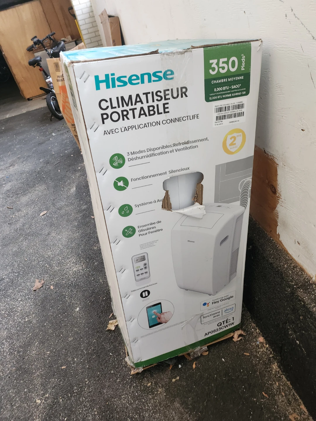Hisense 350 Portable Air Conditioner with Connectlife - photo 2