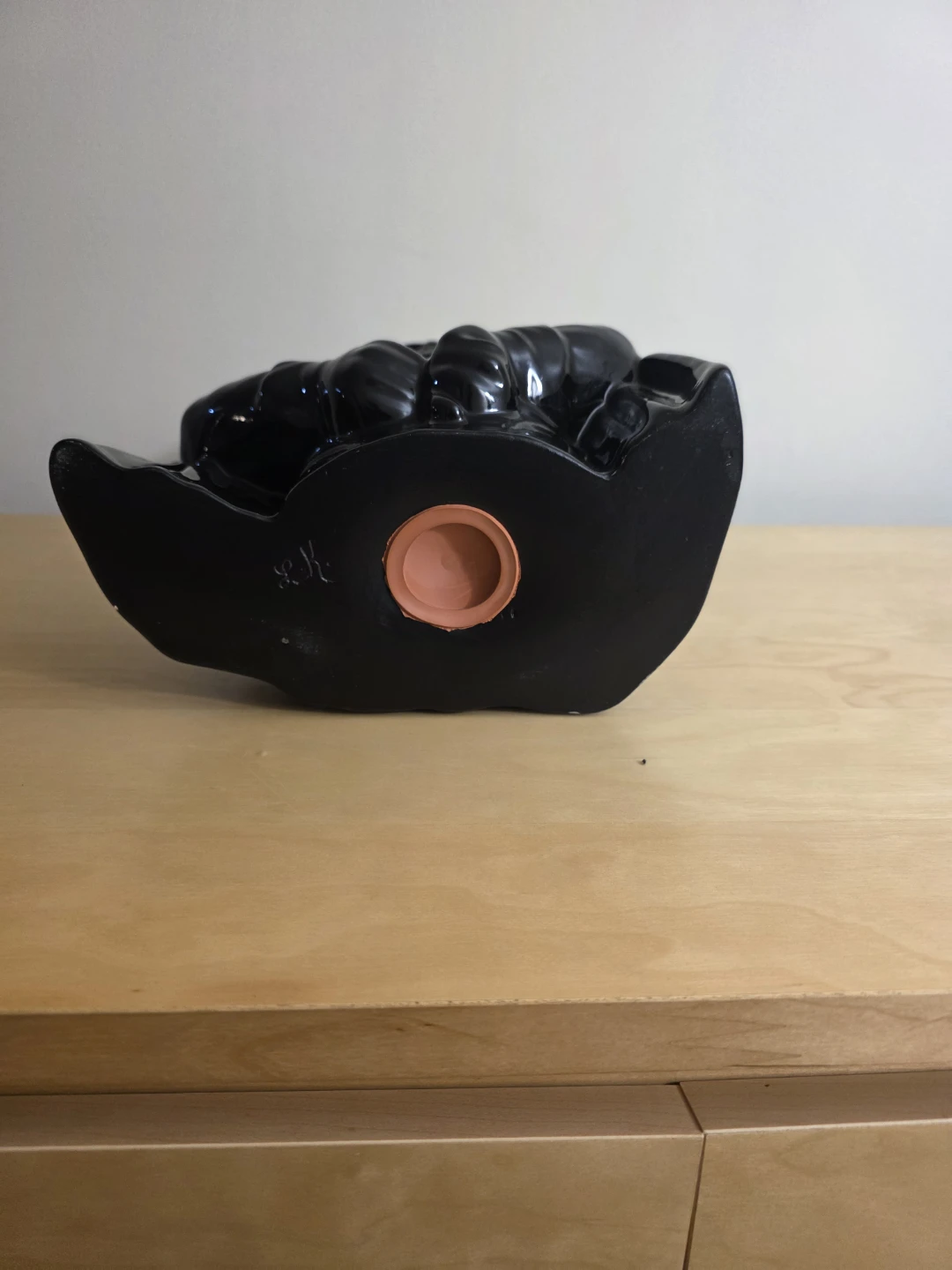 Black Darth Vader Ceramic Figurine - photo 2