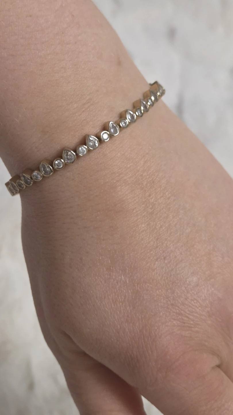ESJIA Crystal Tennis Bracelet 16cm