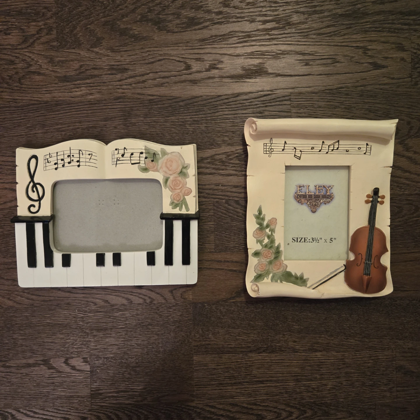 Musical Photo Frames Set (Piano & Violin)