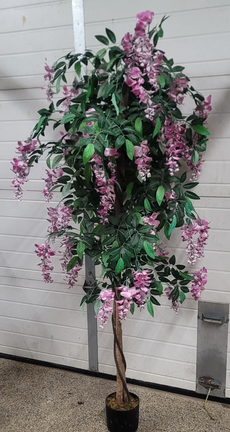 Artificial Wisteria Tree - Pink Flowers - photo 2