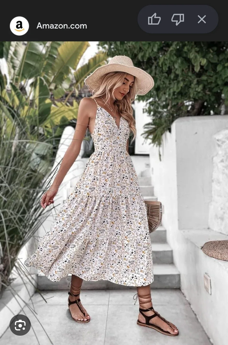 Floral Print Maxi Dress