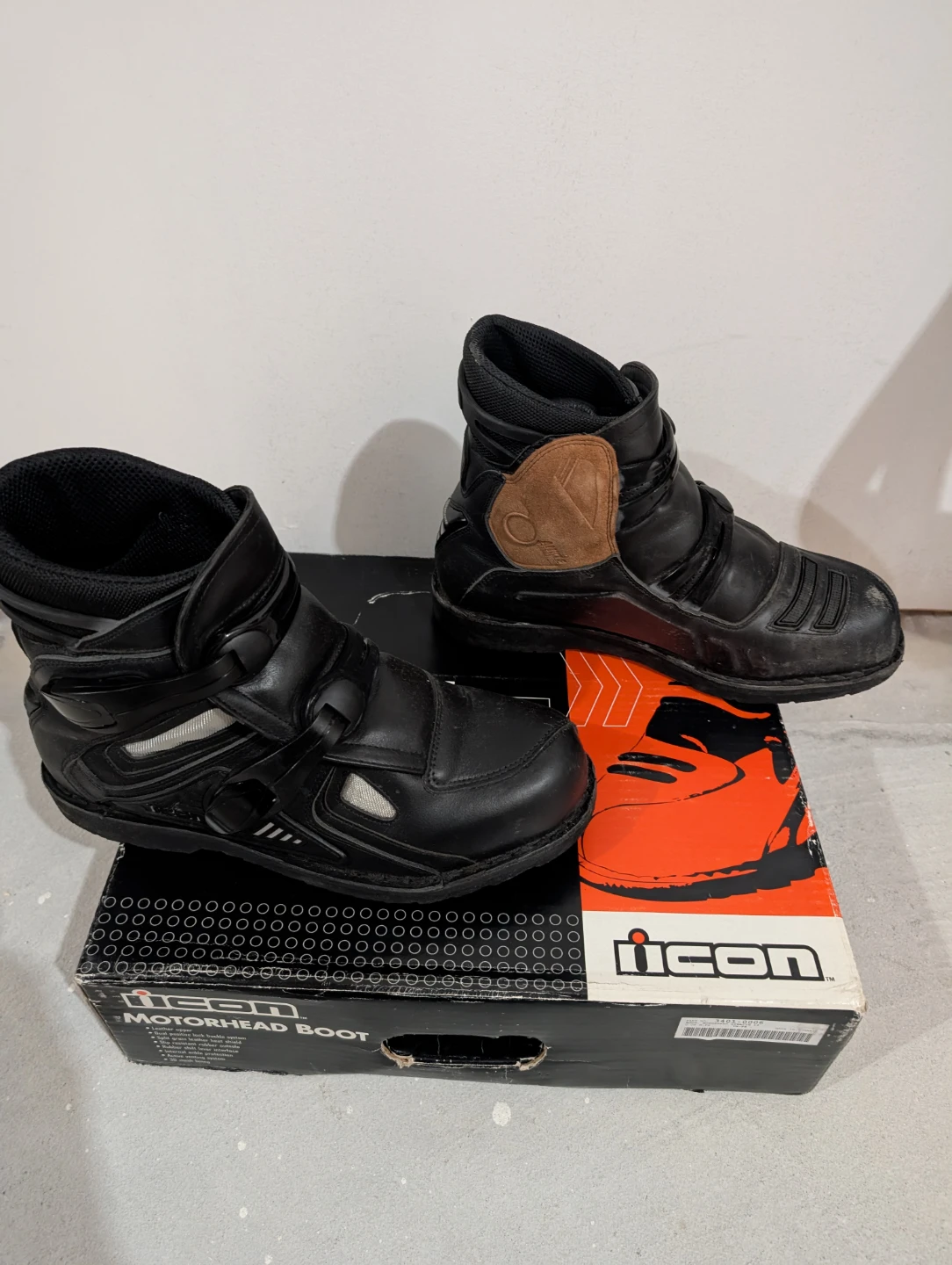 ICON Motorhead Motorcycle Boots - Size 12 - photo 2