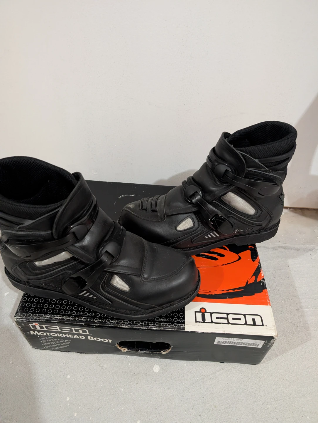 ICON Motorhead Motorcycle Boots - Size 12 - photo 3