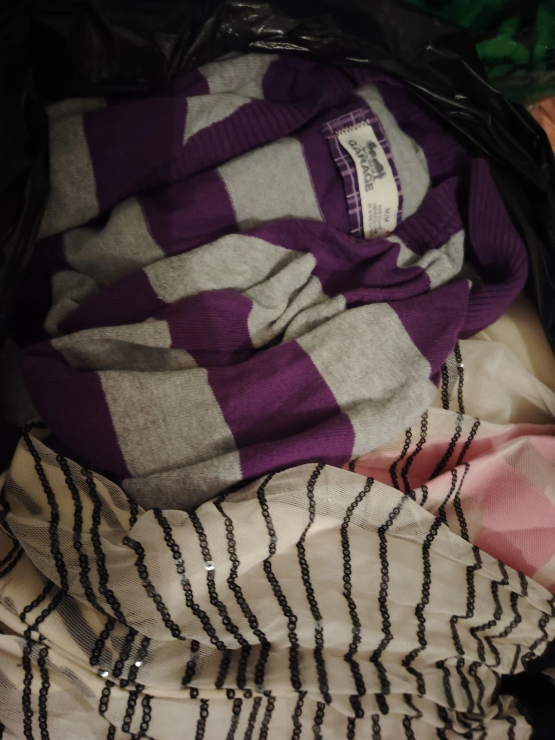 Garage Striped Sweater - M