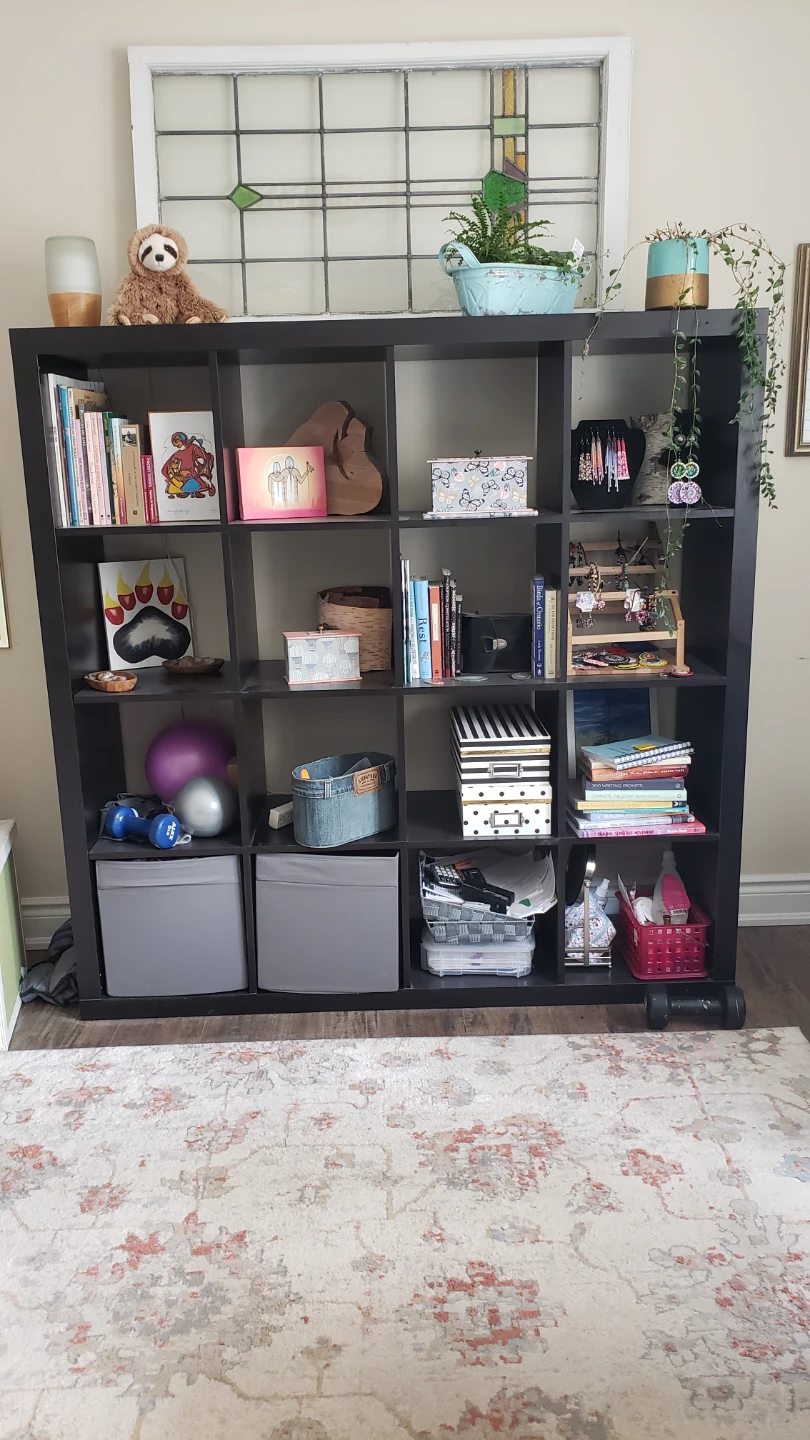Ikea Black Cube Shelving Unit