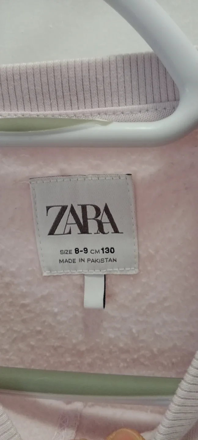 Zara Kids Light Pink Sweatshirt and Jogger Set - Size 8-9 Years - photo 2