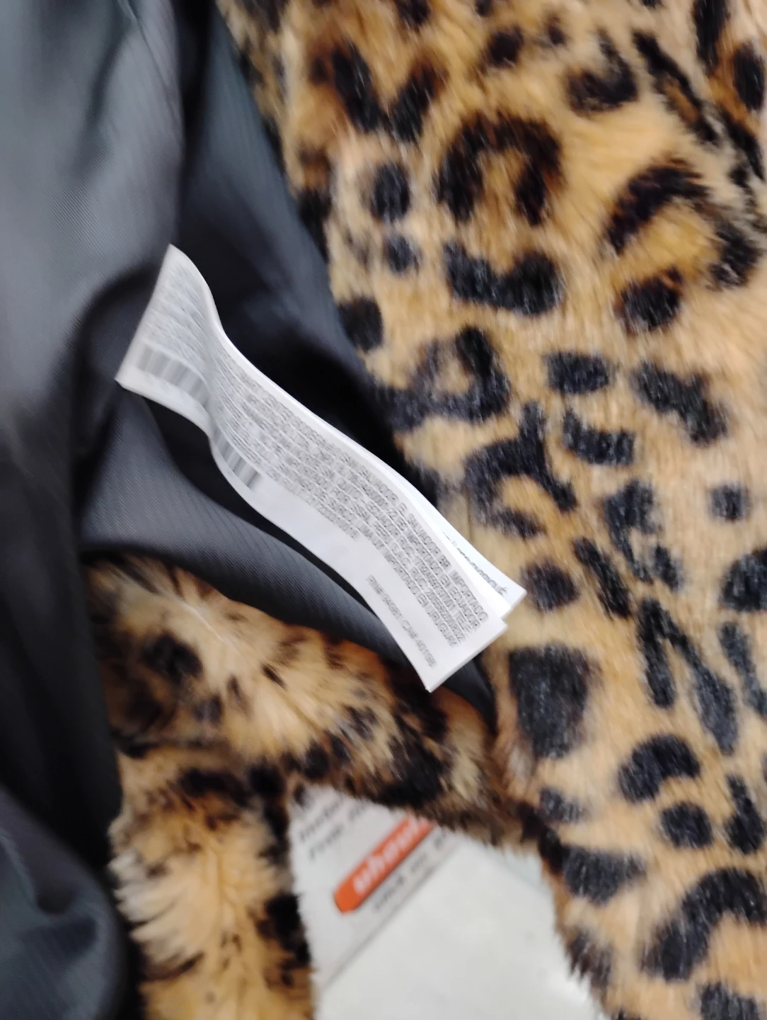 Forever 21 Leopard Print Faux Fur Jacket - Size L - photo 3