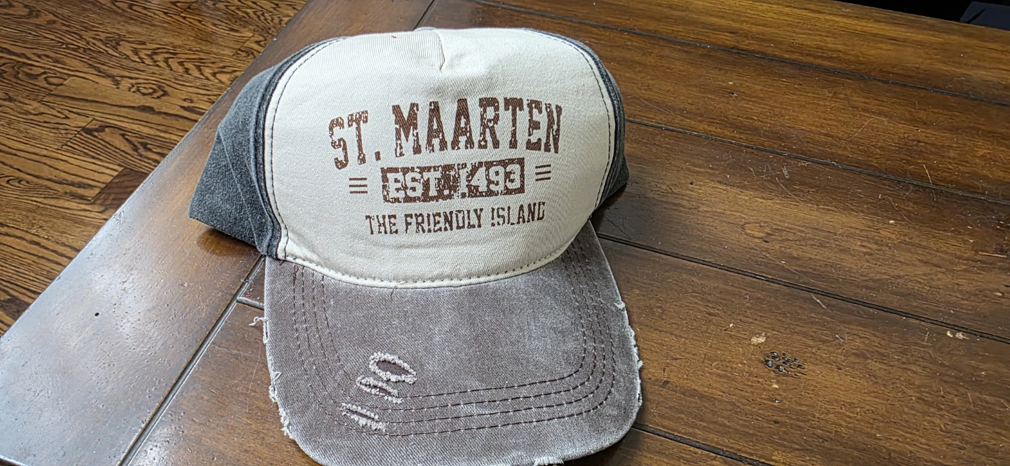 NEW St. Maarten "The Friendly Island" Baseball Cap