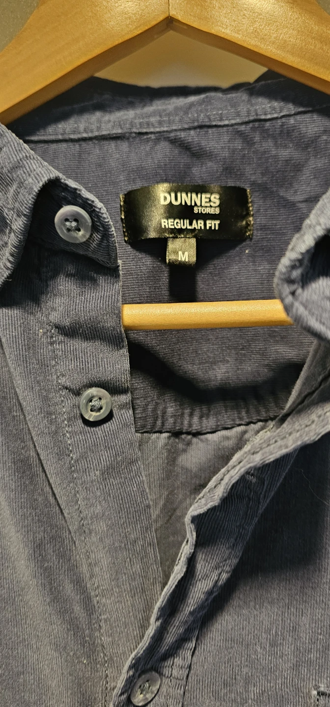 Dunnes Stores Men's Corduroy Shirt Size M - photo 2