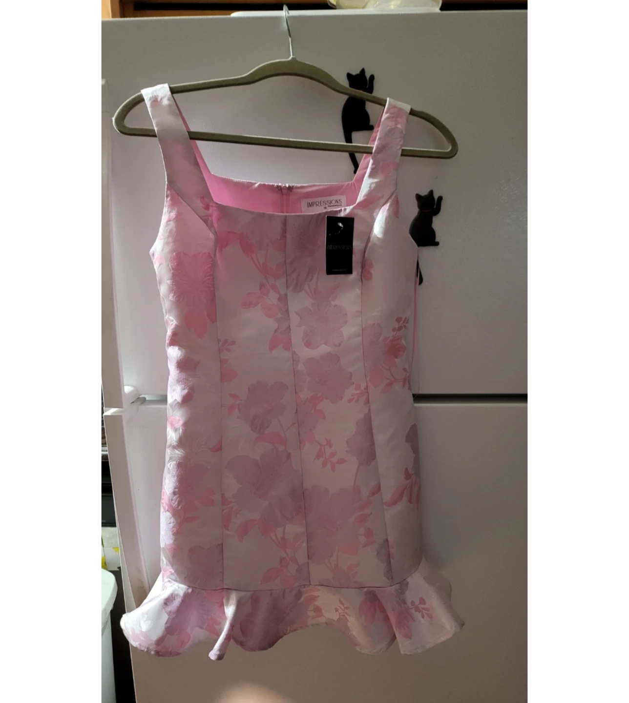 Jacquard floral pink purple. - photo 2
