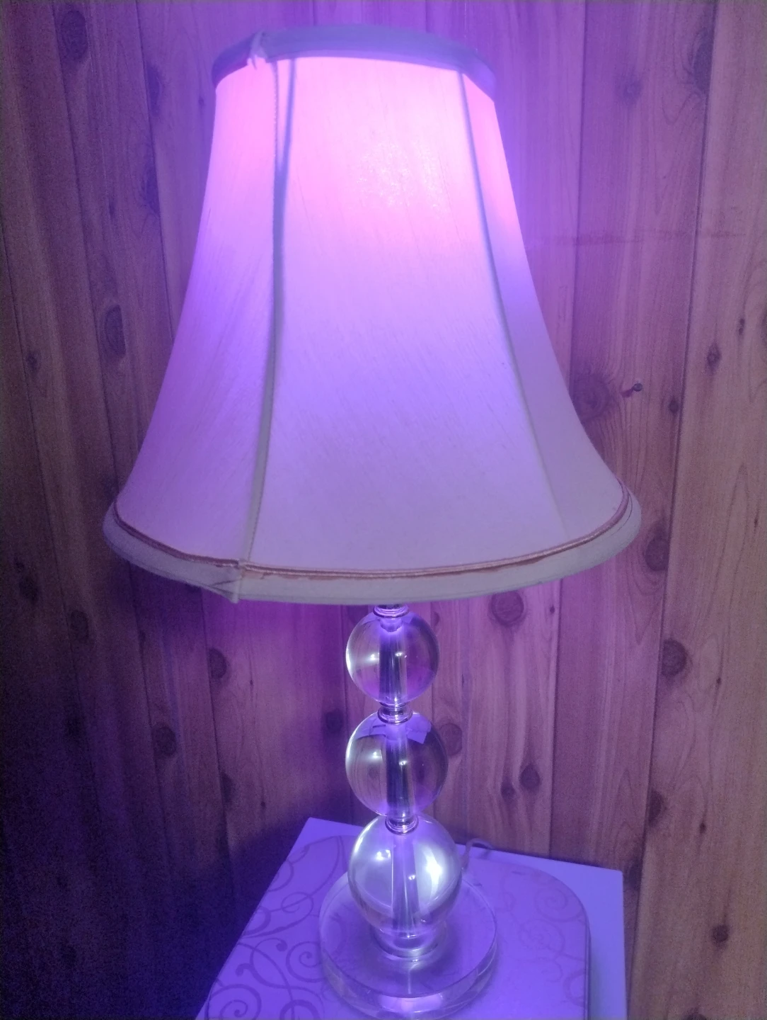 Table Lamp with Crystal Orb Accent - photo 3