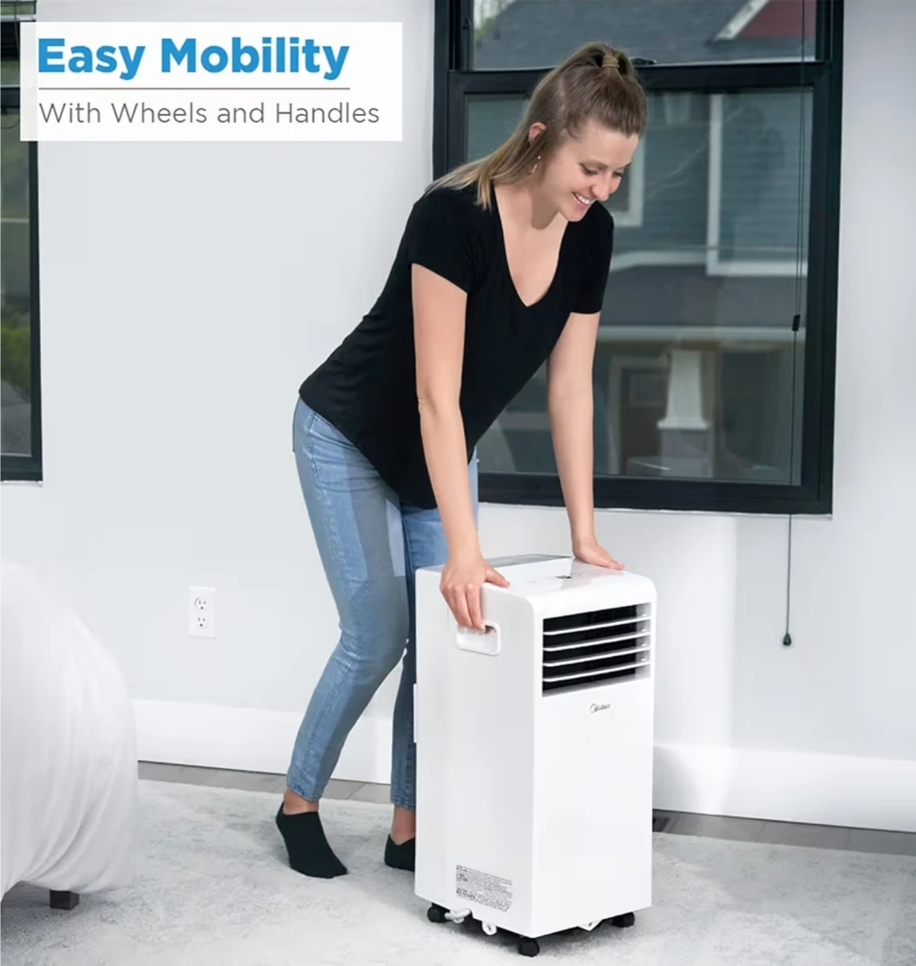 Midea 8000 BTU Portable Air Conditioner with Remote 4588 - photo 2