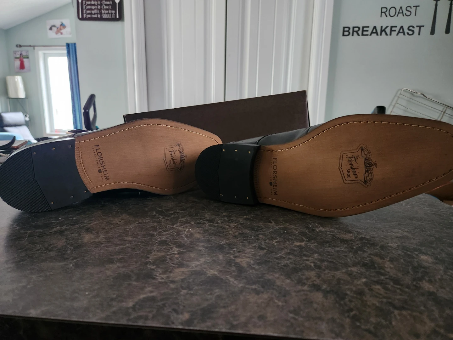 **BRAND NEW** Florsheim Black Leather Shoes - photo 2
