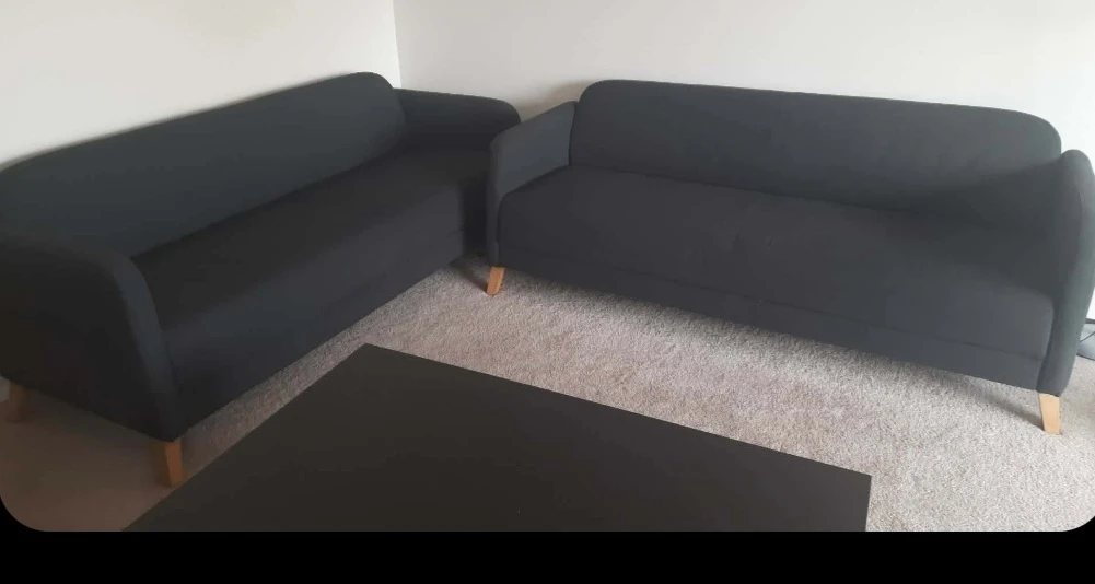 Dark Grey sofas 3seater x 2nos - photo 2