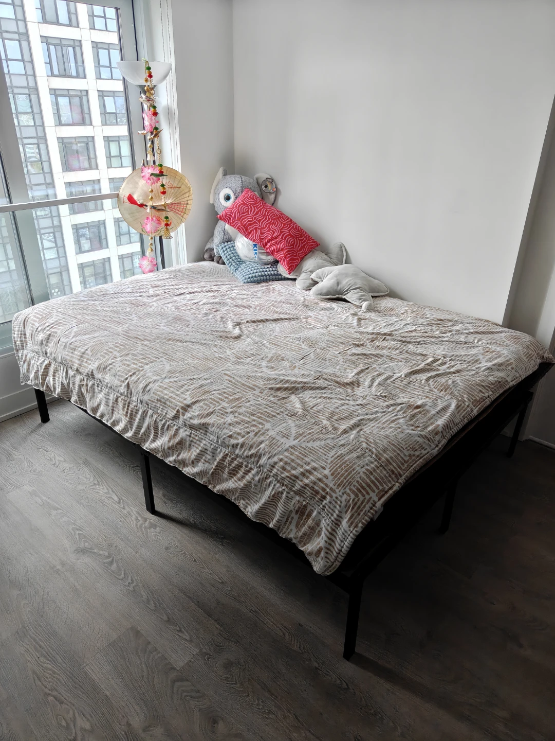 Queen mattress and bed frame