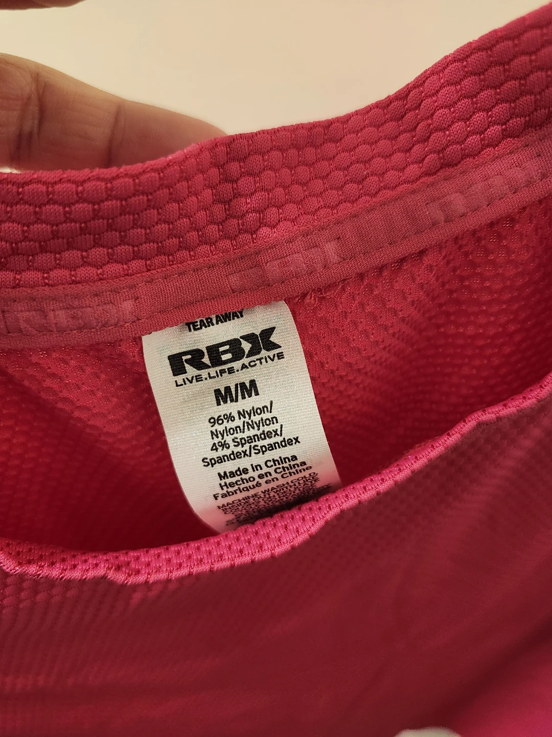 RBX Live.Life.Active Pink Tank Top M/M - photo 2
