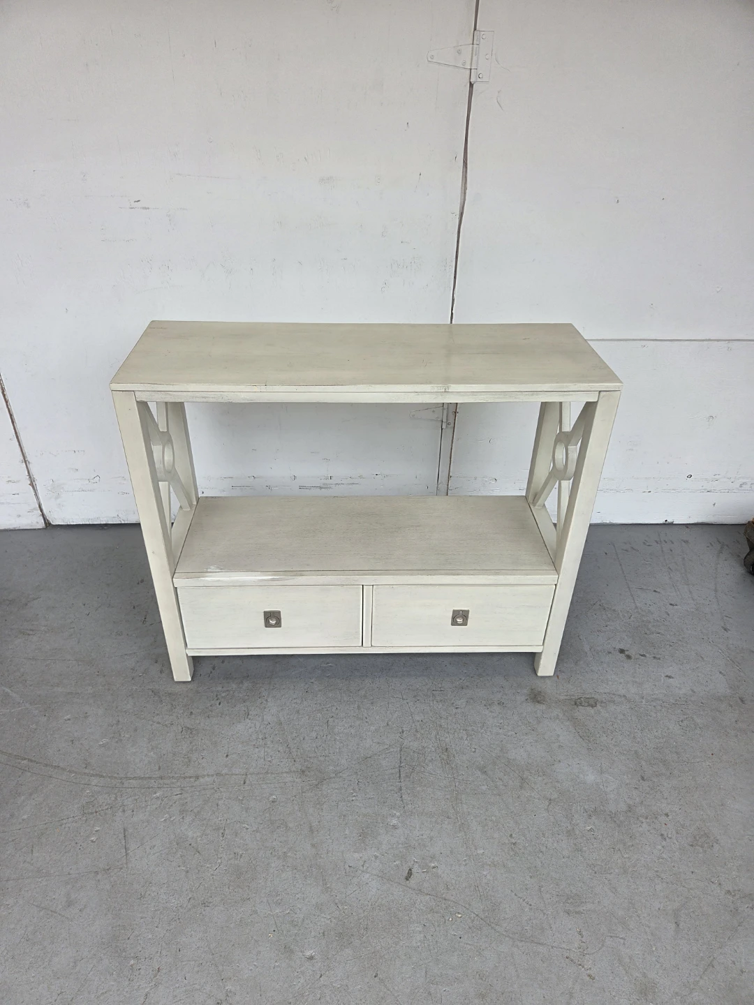 Cream Console Table with 2 Drawers - photo 2